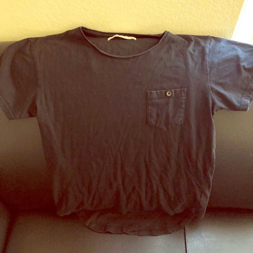 Men’s S Premium Cotton Yeezy Style Pocket T-Shirt